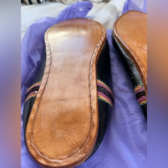 Genuine Moroccan Slippers Never Worn - Picture 8 of 9